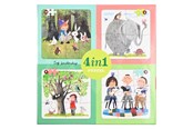 Puzzels - Lobbes Animals by Fiep 4in1 Puzzle - PU160