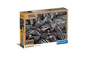 Puzzels - Clementoni Jigsaw Puzzle National Geographics - Zebra 1000 pcs. Vloer - 39729