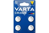 Batterij - VARTA CR2025 Lithium Coin 4 Pack - 6025101404