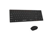 Toetsenbord - Esperanza WIRELESS SET 2.4GHZ USB LIBERTY BLACK - Keyboard and mouse set - Zwart - EK122K