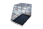 Honden - Active Canis Reis hondenauto schuine kooi L90 W56 H65 cm Zwart - T6892