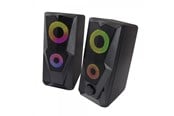 PC - Luidspreker - Esperanza SPEAKERS 2.0 USB LED RAINBOW BAILA - Zwart - EGS103