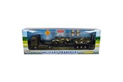 Speelgoedauto - 2-Play Traffic 2-Play Die-cast Truck Transporter with Tanks 24cm - 540104