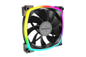 Case Fan - Montech RX120 PWM BK - Reverse - Case ventilator - 120mm - Zwart met RGB-licht - 27 dBA - RX120 PWM BK