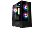 Case - Kolink Observatory MX Glass - Black - Case - Miditower - Zwart - OBSERVATORY MX GB
