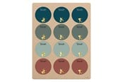 Verpakkingsmaterialen - Folat BV Gift Name Stickers Sint and Piet 12 pcs. - 65699
