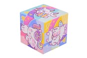 Puzzels - Johntoy Unicorn Puzzle Cube Blok - 24494