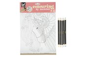 Creatief spelen - Creative Craft Group Color by Number with 5 colored pencils - CR5006/GE