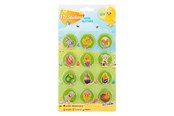Creatief spelen - Creative Craft Group 3D Easter Stickers with Glitter 12pcs. - 810028