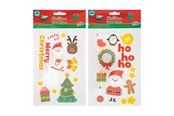 Kinderkamer - Creative Craft Group Christmas Window Stickers (Assorted) - 800037
