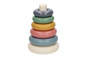 Speelgoed voor baby's - Cavallino Toys Stacking rings Pastel colors 7 pcs. - 9660LN01