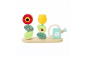 Speelgoed voor baby's - Classic World Wooden Stacking Puzzle Flower Garden 11 pcs - 20101