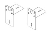 Muurbevestigingen, AV-bevestigingen & AV-meubels - Multibrackets M mounting kit - for display stand - black - Max 160 kg - recommended for 75" - 7350105216350
