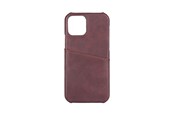 Mobiel - Covers & Cases - ONSALA Mobile Cover Brown with Cardpocket iPhone 12 6.1" - 588555