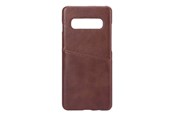 Mobiel - Covers & Cases - ONSALA Mobilecover Brown Samsung S10 Plus Creditcard Pocket - 588531