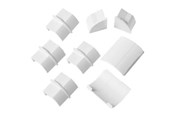 Kabels - diversen - D-LINE Adapter Kit 22x22mm 8 Pieces White - FLCOCPECAP22W