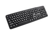 Toetsenbord - Esperanza USB KEYBOARD WITH CAPITAL LETTERS FLORIDA - Toetsenbord - Zwart - EK129