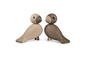 Decoratie - Kay Bojesen Lovebirds oak/smoked oak 1 Pair - 39204
