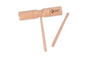 Houten speelgoed - Classic World Wooden Tone Block with Handle and Stick - 40505