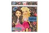 Creatief spelen - Besties Scratch & Colouring 12 p. 20*20 - 140010