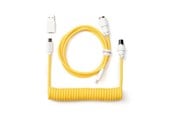 Toetsenbord - Keychron Coiled Aviator USB-C Cable Straight - Yellow - Upgrade accessoires - Geel - Cab-16