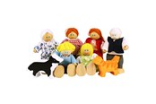 Houten speelgoed - Bigjigs Wooden Dollhouse Family - JT117