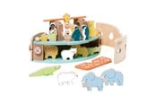 Bouw-/constructiekits - Classic World Wooden Noah's Ark Boat Building Set with Animals 16dlg. - 20188