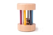 Speelgoed voor baby's - Bigjigs Wooden Roll Rattle 100% FSC - 32002