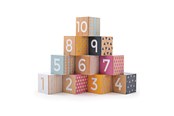Speelgoed voor baby's - Bigjigs Bigjjigs Wooden Blocks with Numbers - 32004