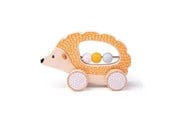 Speelgoed voor baby's - Bigjigs Wooden Push Hedgehog 100% FSC - 32006