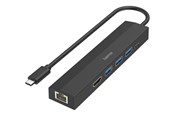 USB hub - Hama 00200144 interface hub USB hub - 6 - USB 3.1 - Zwart - 00200144