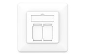 Accessoires - DIGITUS faceplate - DN-9010/8-2