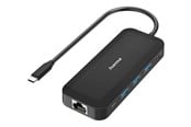 Docking station - Hama Essential Line - docking station - USB-C - HDMI - 10Mb LAN - 00300080