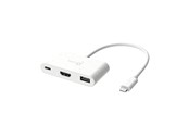 Docking station - j5create 3-1in-1 USB-C Multi Dock (with 100W PD) - JCA379EW-N