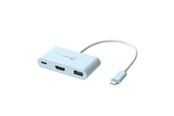 Docking station - j5create 3-1in-1 USB-C Multi Dock (with 100W PD) - JCA379EC-N