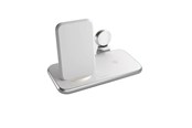 Mobiel - Adapters & Opladers - ZENS 4 in 1 Stand+Watch Wireless Charger Aluminium - White - ZEDC15W/00