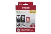 Papier, fotopapier en etiketten - Canon PG-560XL/CL-561XL / 3712C008 High Value Pack - 3712C008
