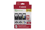 Papier, fotopapier en etiketten - Canon PG-560XLx2/CL-561XL / 3712C012 High Value Pack - 3712C012
