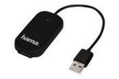 Netwerk-adapter (netwerkkaart, printserver, enz.) - Hama "Basic" Wi-Fi Data Reader - network media streaming adapter - USB 2.0 - 119450