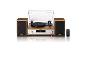 Platenspeler - Lenco MC-160WD - HiFi Stereo system with Record Player DAB+/FM radio and Bluetooth® - Wood - Platenspeler - MC-160WD
