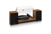 Platenspeler - Lenco LS-480WD - Record player with built-in amplifier and Bluetooth® plus 2 external speakers - Wood - Platenspeler - LS-480WD