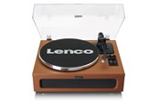 Platenspeler - Lenco LS-430BK - Record Player with 4 built-in speakers - Brown - Platenspeler Bruin - LS430BN