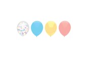 Speelgoed - Haza Witbaard Balloon mix Pastel 6pcs. - 439341
