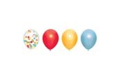 Speelgoed - Haza Witbaard Balloon mix Rainbow 6pcs. - 439340