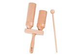 Houten speelgoed - Classic World Guiro Double with Stick - 40506