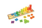 Speelgoed voor baby's - Bigjigs Wooden Learning Game Counting 55 pcs. - BJ531