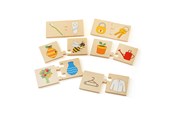 Puzzels - Bigjigs Wooden Jigsaw Puzzle Things That Go Together 32pcs. Hout - 34029