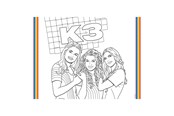Creatief spelen - Folat BV K3 Placemats Coloring Pages 6pcs. - 23239