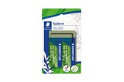 Schrijf- en tekengerei - Staedtler Eraser 526 80 renew raw mat 56% BK2 - 526 80BK2