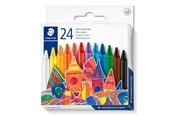 Schrijf- en tekengerei - Staedtler Wax crayon 8mm 24pcs.box - 220 08 C24